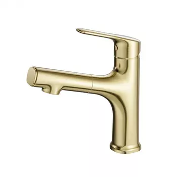 Смеситель для раковины Wonzon & Woghand WW-AE4151-BG золото