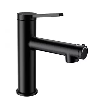 Смеситель для раковины Wonzon & Woghand WW-H1017-MB черный