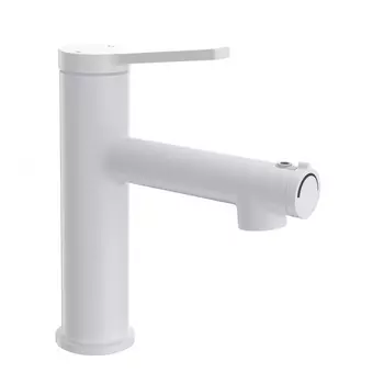 Смеситель для раковины Wonzon & Woghand WW-H1017-MW белый