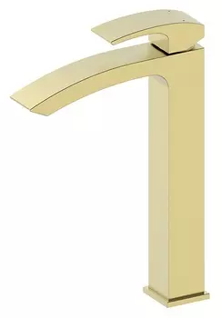 Смеситель для раковины высокий Panta PT239009BG золото матовое