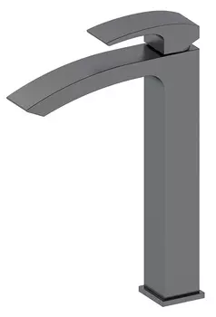 Смеситель для раковины высокий Panta PT239009BGM оружейная сталь