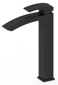 Смеситель для раковины высокий Panta PT239009MB черный матовый