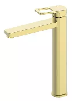 Смеситель для раковины высокий Panta PT239010BG золото матовое