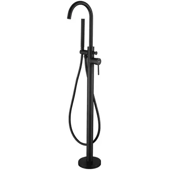 Смеситель для ванны с душем Abber Wasser Kreis AF8115B черный матовый