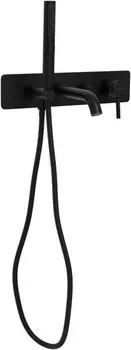 Смеситель для ванны с душем Allen Brau Priority черный с внутренней частью
