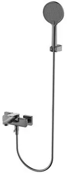 Смеситель для ванны с душем AQUAme Imola AQM6712GM вороненая сталь