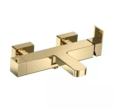 Смеситель для ванны с душем AQUAme Savona AQM6812GG золото