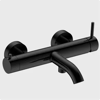 Смеситель для ванны с душем AQUAme Siena AQM6212MB черный матовый