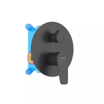 Смеситель для ванны с душем Aquatek Бетта AQ1146MB черный матовый