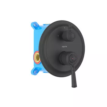 Смеситель для ванны с душем Aquatek Классик AQ1546MB черный матовый