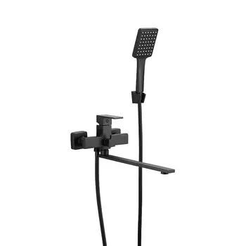 Смеситель для ванны с душем BELZ B22613-7 вороненая сталь