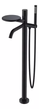 Смеситель для ванны с душем Boheme Stick 129-BB.2 напольный, черный touch
