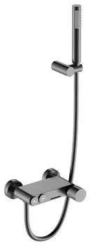 Смеситель для ванны с душем Boheme Stick 123-GM.2 графит touch