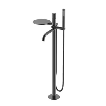Смеситель для ванны с душем Boheme Stick 129-GM.4 графит spirale