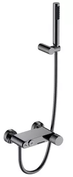 Смеситель для ванны с душем Boheme Stick 123-SGM.2 графит глянец touch