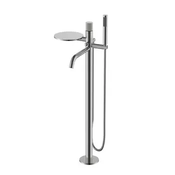 Смеситель для ванны с душем Boheme Stick 129-NB.3 никель брашированный linea