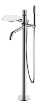 Смеситель для ванны с душем Boheme Stick 129-NB никель брашированный diamond