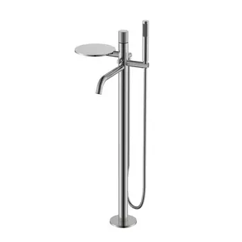 Смеситель для ванны с душем Boheme Stick 129-NB.4 никель брашированный spirale