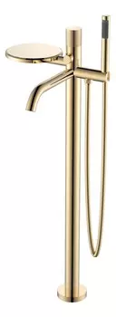 Смеситель для ванны с душем Boheme Stick 129-GG.2 напольный, золото touch