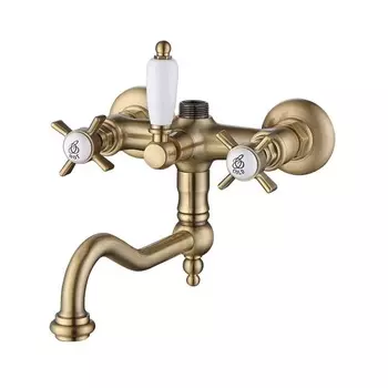 Смеситель для ванны с душем Caprigo Bristol 21-518 vot бронза