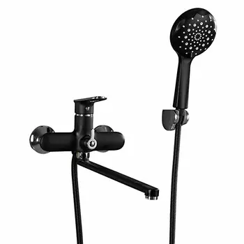 Смеситель для ванны с душем Frap H49-6 F2249-6, хром/черный