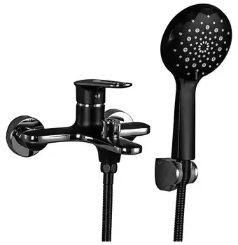 Смеситель для ванны с душем Frap H49-6 F3249-6, хром/черный