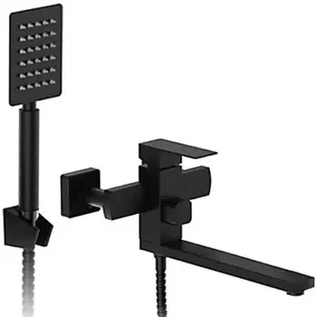 Смеситель для ванны с душем Frap H802-6 F22802-6, черный матовый