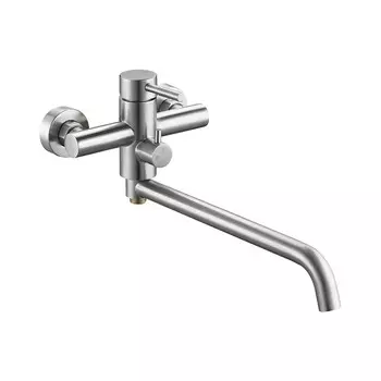 Смеситель для ванны с душем G-lauf ZAP ZAP7-A090 нержавеющая сталь