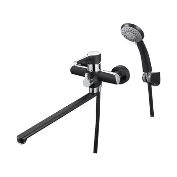 Смеситель для ванны с душем G-lauf ZOK ZOK7-A036YB хром;черный