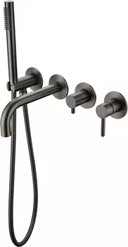 Смеситель для ванны с душем Grocenberg GB5070BG графит