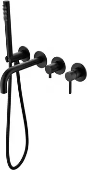 Смеситель для ванны с душем Grocenberg GB5070BL черный матовый