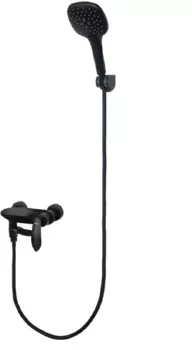 Смеситель для ванны с душем Grocenberg GB8001BL черный матовый