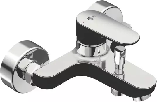 Смеситель для ванны с душем Ideal Standard Tyria BC157HS Matt Black Chrome