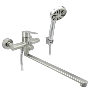 Смеситель для ванны с душем Juguni Parus 0402.453 стальной