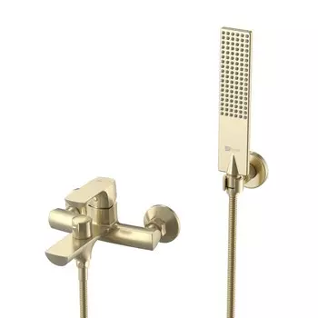 Смеситель для ванны с душем Lemark Ursus LM7214BG золото