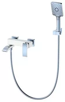 Смеситель для ванны с душем Panta PT639009CBW хром/белый