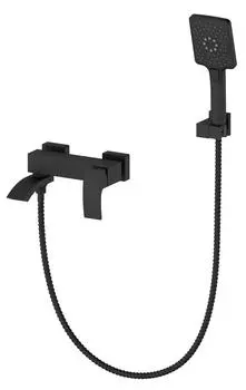 Смеситель для ванны с душем Panta PT639009MB черный матовый