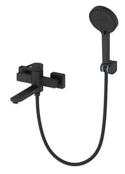 Смеситель для ванны с душем Panta PT639010MB черный матовый