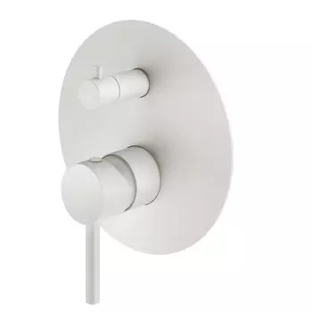 Смеситель для ванны с душем Plumberia Selection IXO XO1901BO белый матовый