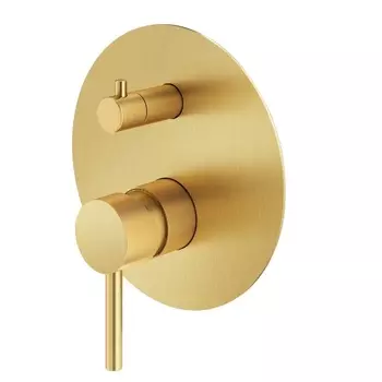 Смеситель для ванны с душем Plumberia Selection IXO XO1901OB золото брашированное