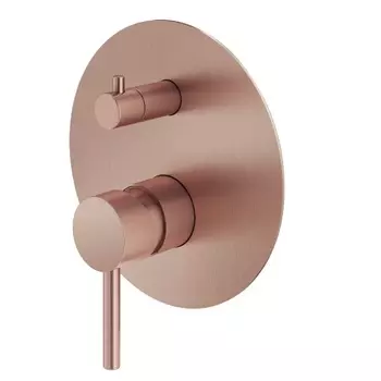 Смеситель для ванны с душем Plumberia Selection IXO XO1901RS медь брашированная