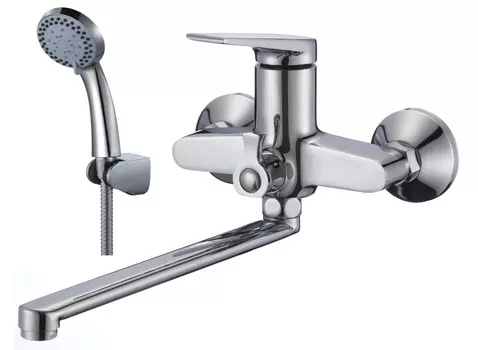 Смеситель для ванны с душем РМС SL121-006E хром