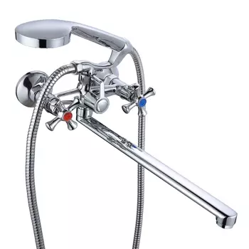 Смеситель для ванны с душем РМС SL65-140 хром