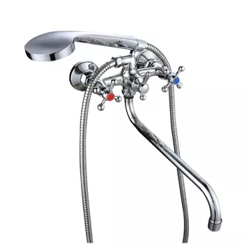 Смеситель для ванны с душем РМС SL71-143 хром