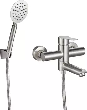 Смеситель для ванны с душем РМС Sus124 SUS124-009E нержавеющая сталь