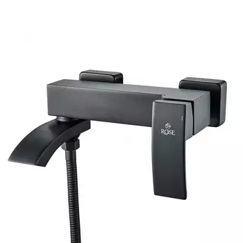 Смеситель для ванны с душем Rose R1552H черный