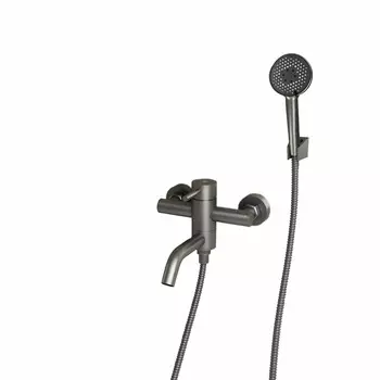 Смеситель для ванны с душем Rush Melos SUS1101-44Grey графит