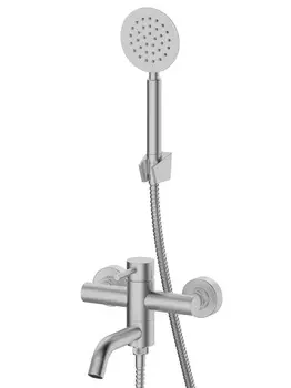 Смеситель для ванны с душем Rush Melos SUS1101-44 сатин