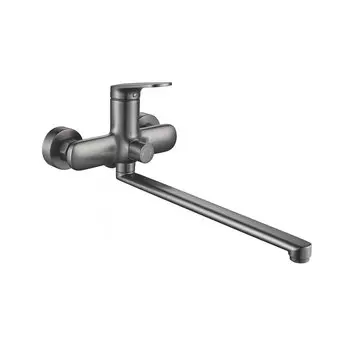 Смеситель для ванны с душем Shevanik S8522T оружейная сталь