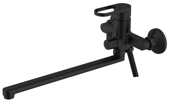 Смеситель для ванны с душем VODA Harbor Black HR31B черный